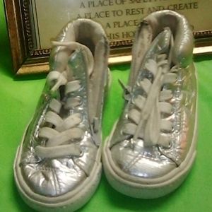 Silver Zara sneakers
